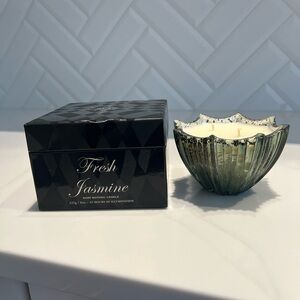 D.L. & Co. Jasmine Scented Candle with Decorative Holder